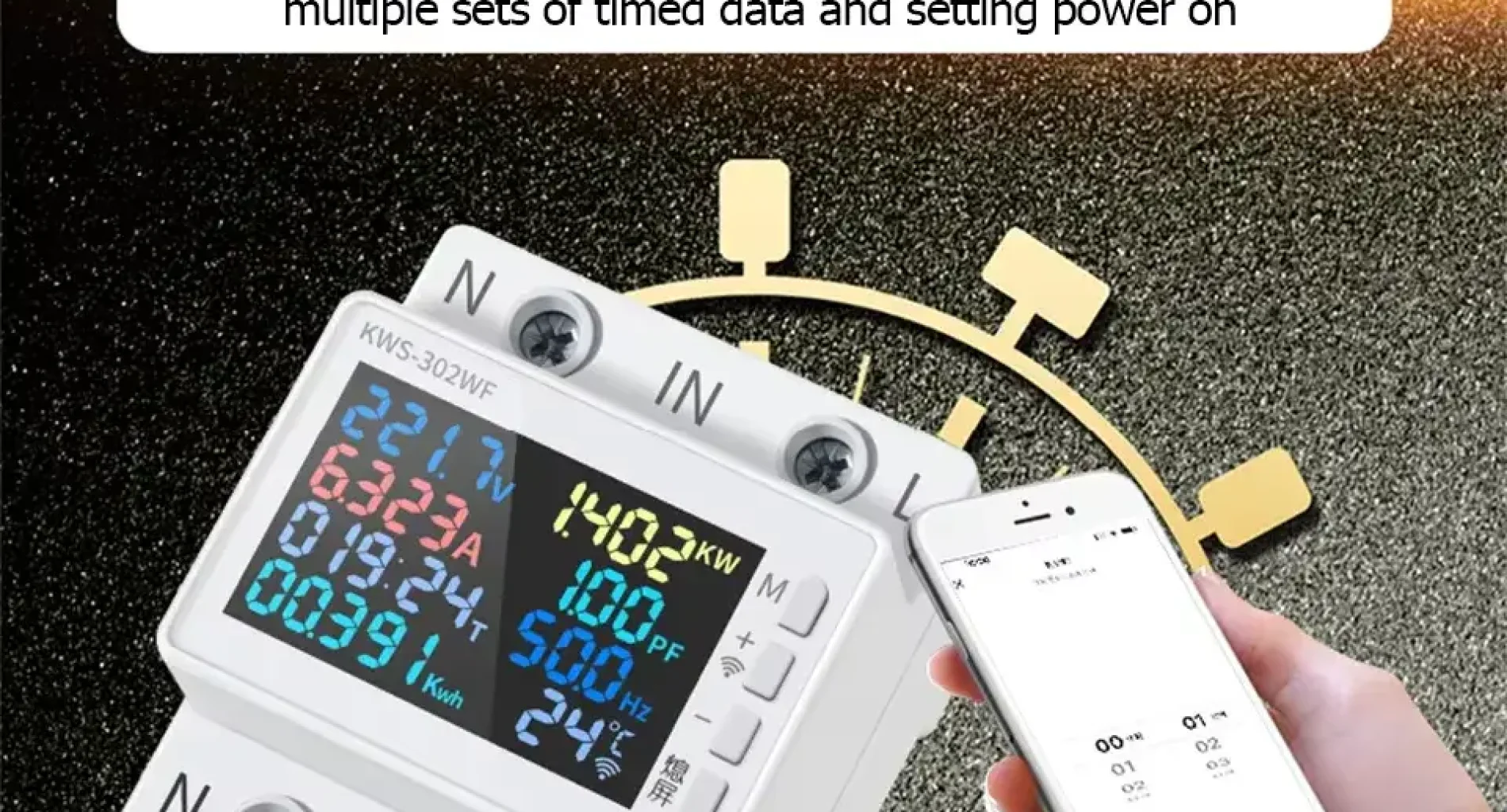 Multifunctional 8 in 1 Meter WFS 302 WF-3