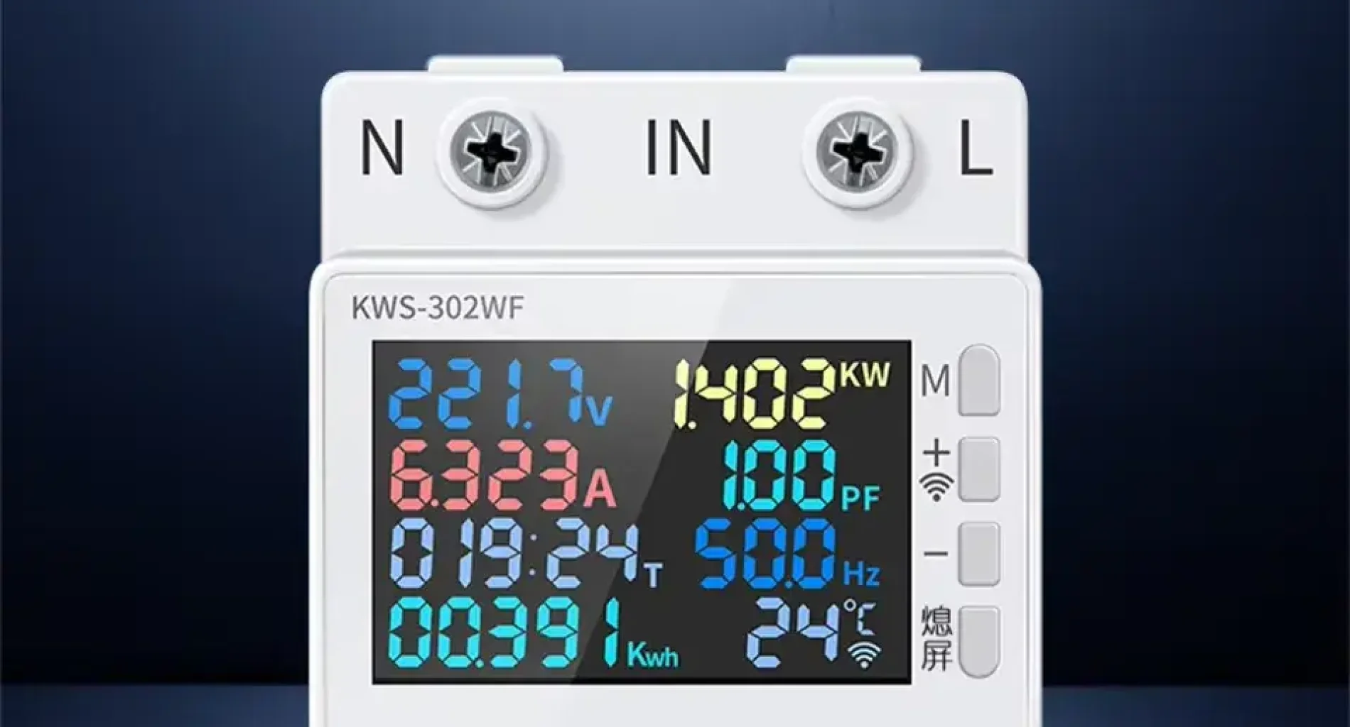 Multifunctional 8 in 1 Meter WFS 302 WF-4